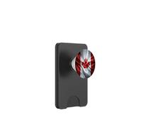 Bandiera canadese del Canada - Grafica a colori di sfondo fresco PopSockets PopWallet per MagSafe