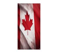 Bandiera canadese per porta di benvenuto copertura decorativa da appendere sfondo per porta d'ingresso decorazione grande divertente sfondo banner decorazioni per interni ed esterni decorazione per