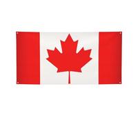 Bandiera canadese stampa festa striscione, segno di compleanno tema Capodanno festa di Natale decorazioni sfondo.