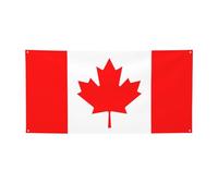 Bandiera canadese stampa festa striscione, segno di compleanno tema Capodanno festa di Natale decorazioni sfondo.