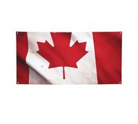Bandiera canadese Striscioni e cartelli per esterni e interni Decorazione per feste Banner personalizzato con occhielli Sfondo di compleanno Sfondo Poster Foto Sfondo per eventi di nozze Medio