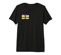 Bandiera Centrafricana della Repubblica Centrafricana Maglietta Premium