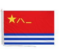 Bandiera China Naval Ensign con corda e levetta - fatta a mano nel Regno Unito