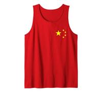 Bandiera Cina Repubblica Popolare Cina RPC Cinese Canotta