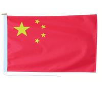 Bandiera cinese con corda e levetta - fatta a mano nel Regno Unito