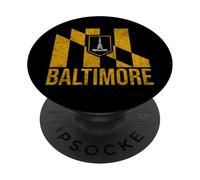 BANDIERA CITTÀ DI BALTIMORE MARYLAND PopSockets PopGrip Adesivo