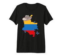 Bandiera Colombiana E Bogotà, Colombia Maglietta Premium