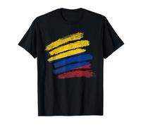 Bandiera Colombiana Vintage della Colombia Maglietta
