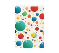 Bandiera colorata a pois da giardino di benvenuto da 0,9 x 0,9 m su entrambi i lati, non sbiadisce, per casa, cortile, cortile, cortile, prato, decorazione esterna