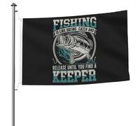 Bandiera Colori Vivaci Bandiere Fishing Is Like Dating Catch And Release Until You Find A Keeper Resistente Allo Scolorimento Flag Per Interno Esterno Decorazione 90X150Cm