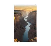 Bandiera Colori Vivaci, Canyon At Sunset Resistente Alle Intemperie Bandiere Da Balcone Per Conferenza Decorazione Bandierine Della Decorazione 90X150Cm