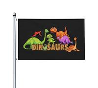 Bandiera Colori Vivaci, Dinosaur Land Durevole Bandiere Per Interno Esterno Flag 90X150Cm