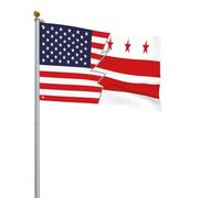 Bandiera Colori Vivaci, Flag Of The District Of And America Personalizzata Bandiere Da Balcone Per Conferenza Interno Flag 90X150Cm