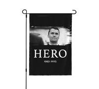 Bandiera commemorativa Charlie Kirk Is A Hero, 28"x40", da giardino, striscioni, cartello