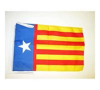 BANDIERA COMUNITÀ VALENCIANA INDIPENDENTISTA 45x30cm - BANDIERINA SENYERA COMUNIDAD VALENCIANA 30 x 45 cm cordicelle - AZ FLAG