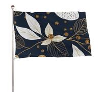 Bandiera con foglie e bacche, 61 x 88,9 cm, stampa su entrambi i lati, bandiera decorativa da giardino, non sbiadisce, con occhielli in ottone da appendere, sfondo fotografico per interni ed esterni
