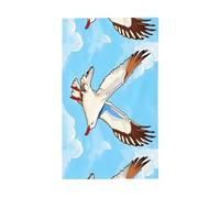 Bandiera con gabbiani volanti. Bandiera decorativa per esterni 0,9 x 1,5 m, striscione verticale in poliestere. Adatto per l'uso come decorazione esterna