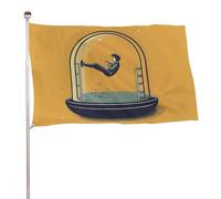 Bandiera con immagini di cartoni animati, 119,4 x 177,8 cm, stampa su entrambi i lati, bandiera decorativa da giardino, non sbiadisce, con occhielli in ottone da appendere, sfondo fotografico per
