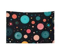 Bandiera con motivo a pois 61 x 88,9 cm, non sbiadisce, bandiera di benvenuto, giardino, cortile, casa, bandiera, decorazione per interni ed esterni, decorazione per la casa