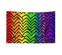 Bandiera con motivo arcobaleno Gay Pride 89 x 149,9 cm, non sbiadisce, bandiera di benvenuto da giardino, cortile, casa, cartello decorativo per interni ed esterni, decorazione per la casa
