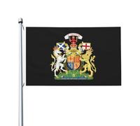 Bandiera Con Occhielli, Royal Coat Of Arms Of The United Kingdom (Scotland) Classica Bandiere Per Interno Esterno Flag 90X150Cm