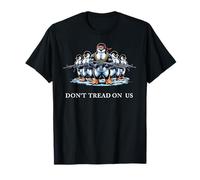 Bandiera con pinguino patriottico "Don't Tread On Us" Maglietta