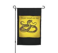 Bandiera con scritta "Don't tread on me", 30,5 x 45,7 cm, verticale, double face, da giardino, grande striscione per casa, cortile, decorazione per prato, portico