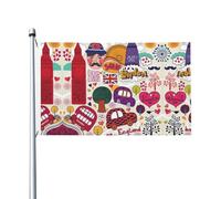 Bandiera con stampa di giornale scolastico in inglese, 9,1 x 1,5 m, decorazione per feste, con occhielli, adatta per uso interno ed esterno