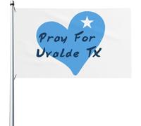 Bandiera Control Pray For Texas Uvalde Strong Bandiera Della Brezza 2 Occhielli Metallici Resistente Alle Intemperie Striscione All'Aperto, Per Eventi, Feste Estive, Balcone, 90x150cm