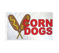 AZ FLAG Bandiera Corn Dogs 150x90cm - Bandiera Hot-Dog 90 x 150 cm