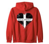 Bandiera Cornovaglia Inghilterra per Cornish de Cornwall Felpa con Cappuccio