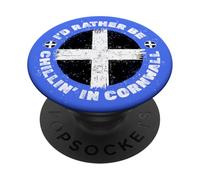 Bandiera Cornovaglia per Cornwall Vacanze o Cornish Expat PopSockets PopGrip Adesivo