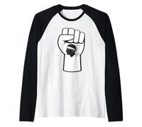 Bandiera Corsica con Testa di Moro, Design Corsican Pride Maglia con Maniche Raglan