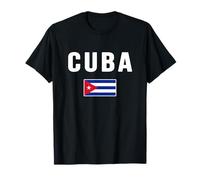 Bandiera CUBA Graphic Design per radici cubane e patrimonio Maglietta