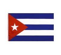 Bandiera Cuba Per Esterni - Poliestere 90 X 150 Cm Con Occhielli In