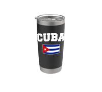 Bandiera Cuba Pride Cuba Bicchiere termico in acciaio inox doppia parete