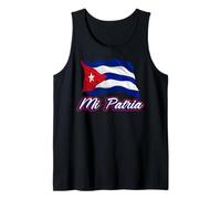 Bandiera Cuba Uomini Donne Bambini Patriottica Mi Patria Cuban Canotta