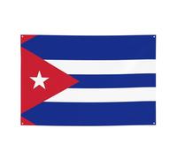 Bandiera cubana che crea atmosfera festiva striscione 119,4 x 180,3 cm per Natale, feste notturne, riunioni di amici