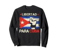 Bandiera Cubana Libre Puño Patria Y Vida per Uomini Donne Bambini Felpa