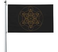 Bandiera Cubo di Metatron 3x5 piedi Bandiere luminose
