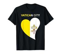 Bandiera Cuore Città del Vaticano Maglietta
