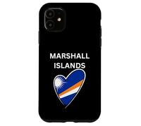 Bandiera Cuore Isole Marshall Custodia per iPhone 11