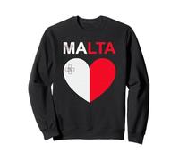Bandiera Cuore Malta Felpa