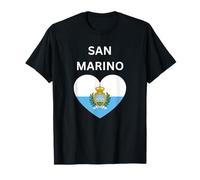 Bandiera Cuore San Marino Maglietta