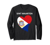 Bandiera Cuore SINT Maarten Maglia a Manica