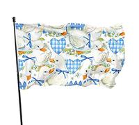 Bandiera Cute Bird And Field Flowers Decor Garden Flag Resistente Ai Raggi Uv Bandiere Pirata Per Raduni Home Interno 90X150Cm