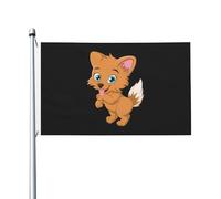 Bandiera Cute Corgi Puppy Bandiere da giardino 90X150cm
