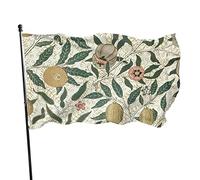 Bandiera da 0,9 x 1,5 m con piante e frutti dai colori vivaci per sport all'aria aperta, bandiera da cortile in poliestere resistente allo sbiadimento, con 2 occhielli in ottone, per interni ed