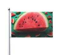 Bandiera da 0,9 x 1,5 m, decorazione per esterni, bandiera anguria da sogno, 200D, pesanti bandiere di benvenuto da cortile, in poliestere, bandiere di grandi dimensioni, per interni ed esterni