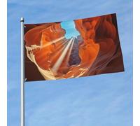 Bandiera da 150 cm x 90 cm, per interni ed esterni, con occhiello, per primavera, estate, antilope, canyon, bandiere, per esterni, giardino, cortile, cartello decorativo, benvenuto stagionale